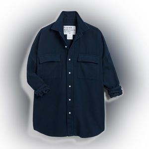 New, Unworn Frank & Eileen Oversized Flannel Shirt